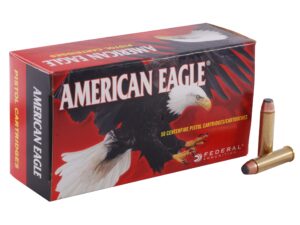 500 Rounds of Federal American Eagle Ammunition 327 Federal Magnum 100 Grain Jacketed Soft Point Box of 50 For Sale