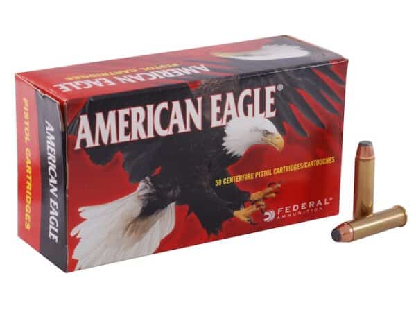 Federal American Eagle Ammunition 327 Federal Magnum 85 Grain Jacketed Soft Point Box of 50 For Sale