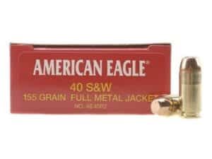 Federal American Eagle Ammunition 40 S&W 155 Grain Full Metal Jacket For Sale
