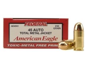 Federal American Eagle Ammunition 45 ACP 230 Grain Total Metal Jacket For Sale