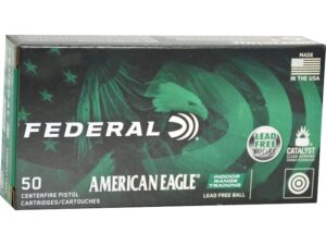 Federal American Eagle IRT Ammunition 45 ACP 140 Grain Flat Nose Lead-Free For Sale