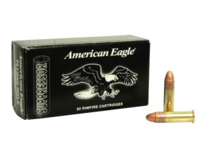 Federal American Eagle Suppressor Ammunition 22 Long Rifle 45 Grain Copper Plated Lead Round Nose For Sale
