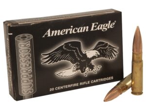 Federal American Eagle Suppressor Ammunition 300 AAC Blackout Subsonic 220 Grain Open Tip Match For Sale