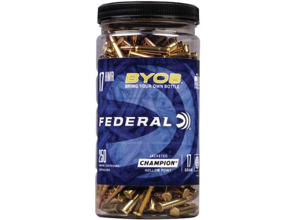 Federal BYOB Ammunition 17 Hornady Magnum Rimfire (HMR) 17 Grain Speer TNT For Sale