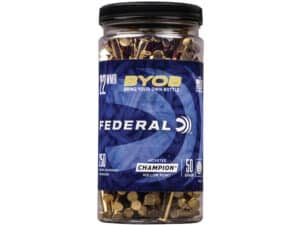 Federal BYOB Ammunition 22 Winchester Magnum Rimfire (WMR) 50 Grain Jacketed Hollow Point For Sale