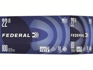 Federal Champion Ammunition 22 Long Rifle High Velocity 40 Grain Lead Round Nose For Sale
