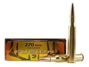 Federal Fusion Ammunition 270 Winchester 150 Grain Bonded Soft Point Box of 20 For Sale