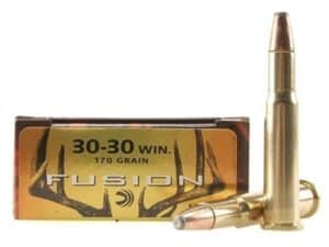 Federal Fusion Ammunition 30-30 Winchester 170 Grain Bonded Flat Nose Box of 20 For Sale