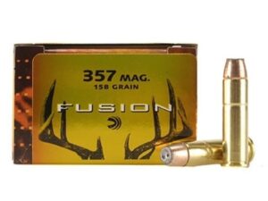 Federal Fusion Ammunition 357 Magnum 158 Grain Bonded Jacketed Hollow Point Box of 20 For Sale