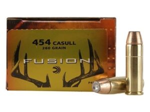 Federal Fusion Ammunition 454 Casull 260 Grain Bonded Jacketed Hollow Point Box of 20 For Sale