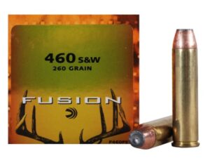 Federal Fusion Ammunition 460 S&W Magnum 260 Grain Bonded Jacketed Hollow Point Box of 20 For Sale