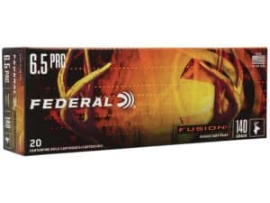 Federal Fusion Ammunition 6.5 PRC 140 Grain Bonded Soft Point Box of 20 For Sale