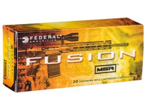 Federal Fusion MSR Ammunition 6.5 Grendel 120 Grain Bonded Spitzer Boat Tail Box of 20 For Sale