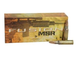 Federal Fusion MSR Ammunition 6.8mm Remington SPC 90 Grain Bonded Spitzer Boat Tail Box of 20 For Sale