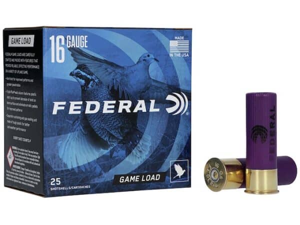 Federal Game Load Ammunition 16 Gauge 2-3/4" 1 oz For Sale