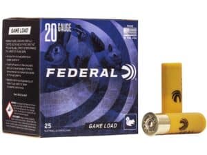 Federal Game Load Ammunition 20 Gauge 2-3/4" 7/8 oz For Sale