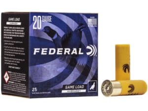 Federal Game Load Upland Hi-Brass Ammunition 20 Gauge 2-3/4" 1 oz For Sale
