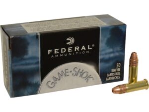 Federal Game-Shok Ammunition 22 Long Rifle Hyper Velocity 31 Grain Plated Lead Hollow Point For Sale