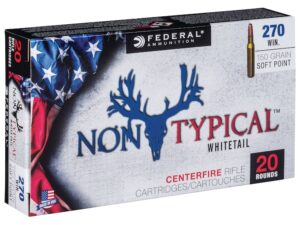 Federal Non-Typical Ammunition 270 Winchester 150 Grain Soft Point Box of 20 For Sale