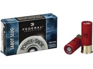 Federal Power-Shok Ammunition 12 Gauge 2-3/4" 1 oz Sabot Slug Box of 5 For Sale