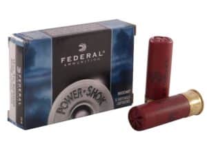 Federal Power-Shok Ammunition 12 Gauge 3" Buffered 00 Buckshot 15 Pellets Box of 5 For Sale
