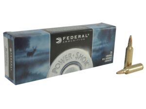 Federal Power-Shok Ammunition 270 Winchester Short Magnum (WSM) 130 Grain Soft Point Box of 20 For Sale