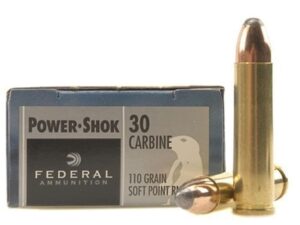 Federal Power-Shok Ammunition 30 Carbine 110 Grain Soft Point For Sale