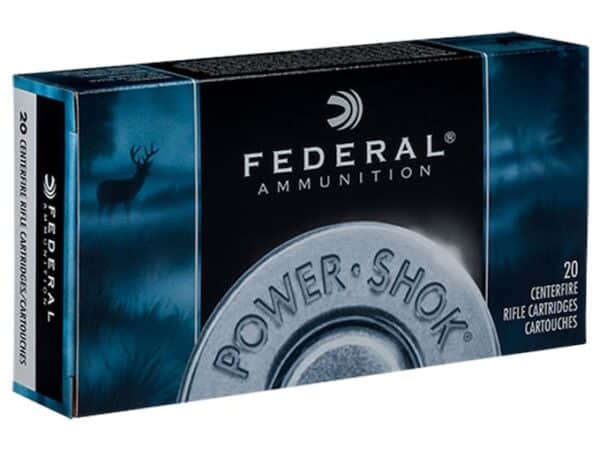 Federal Power-Shok Ammunition 300 Winchester Magnum 150 Grain Soft Point Box of 20 For Sale