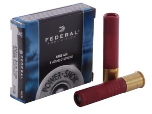 Federal Power-Shok Ammunition 410 Bore 2-1/2" 1/4 oz Hollow Point Rifled Slug Box of 5 For Sale