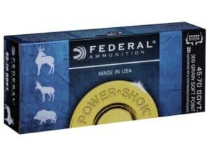 Federal Power-Shok Ammunition 45-70 Government 300 Grain Soft Point Box of 20 For Sale