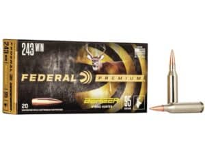 Federal Premium Ammunition 243 Winchester 95 Grain Berger Hybrid Hunter Box of 20 For Sale