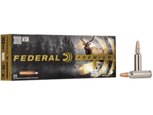 Federal Premium Ammunition 300 Winchester Short Magnum (WSM) 180 Grain Nosler AccuBond Box of 20 For Sale