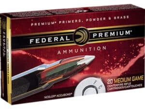 Federal Premium Ammunition 300 Winchester Magnum 180 Grain Nosler AccuBond Box of 20 For Sale