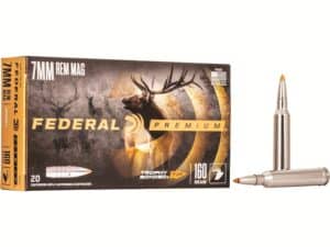 Federal Premium Ammunition 7mm Remington Magnum 160 Grain Trophy Bonded Tip Box of 20 For Sale