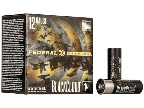 Federal Premium Black Cloud Ammunition 12 Gauge Non-Toxic FlightStopper Steel Shot For Sale