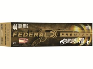 Federal Premium HammerDown Ammunition 44 Remington Magnum 270 Grain Bonded Soft Point Box of 20 For Sale