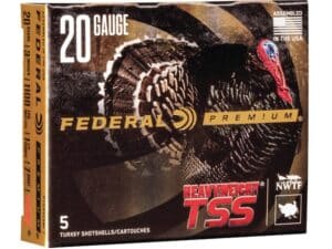Federal Premium Heavyweight TSS Turkey Ammunition 20 Gauge 3" 1-1/2 oz Non-Toxic Tungsten Super Shot Flitecontrol Flex Wad For Sale
