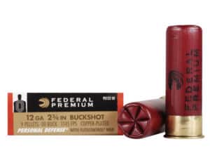 500 Rounds of Federal Premium Personal Defense Ammunition 12 Gauge 2-3/4″ Reduced Recoil For Sale