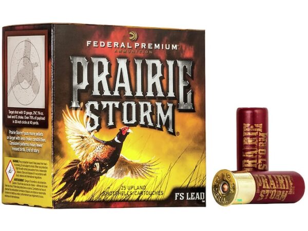 Federal Premium Prairie Storm Ammunition 12 Gauge Copper Plated Shot For Sale