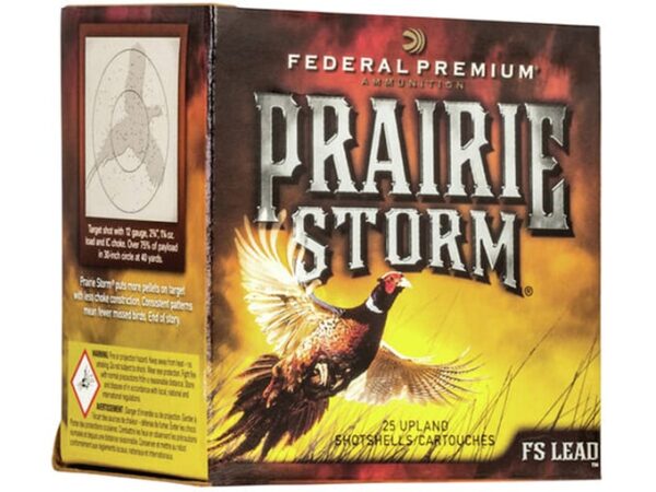 Federal Premium Prairie Storm Ammunition 28 Gauge 2-3/4" 1 oz #6 Copper Plated Shot Box of 25 For Sale