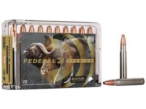 Federal Premium Safari Ammunition 370 Sako Magnum 286 Grain Swift A-Frame Soft Point Box of 20 For Sale