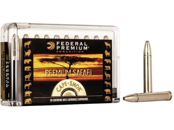 Federal Premium Safari Ammunition 458 Winchester Magnum 400 Grain Trophy Bonded Bear Claw For Sale