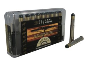 Federal Premium Safari Ammunition 470 Nitro Express 500 Grain Woodleigh Hydrostatically Stabilized Solid Bullets For Sale