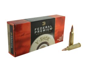 500 Rounds of Federal Premium Varmint Ammunition 22-250 Remington 55 Grain Nosler Ballistic Tip Box of 20 For Sale