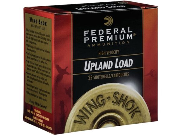 Federal Premium Wing-Shok Ammunition 28 Gauge 2-3/4" 3/4 oz Buffered Copper Plated Shot For Sale