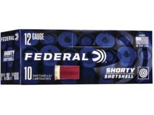 Federal Shorty Shotshell Ammunition 12 Gauge 1-3/4" 1 oz Rifled Slug Box of 10 For Sale