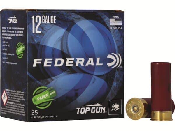 Federal Top Gun Ammunition 12 Gauge 2-3/4" 1-1/8 oz Paper Wad For Sale