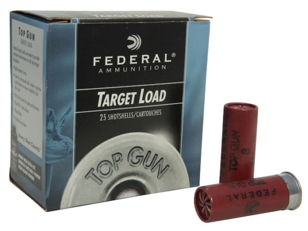 Federal Top Gun Extra Lite Ammunition 12 Gauge 2-3/4" 7/8 oz #8 Shot For Sale