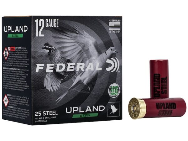 Federal Upland Steel Ammunition 12 Gauge 2-3/4" Non-Toxic Steel Shot For Sale