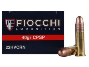 Fiocchi Ammunition 22 Long Rifle 40 Grain Plated Lead Round Nose For Sale
